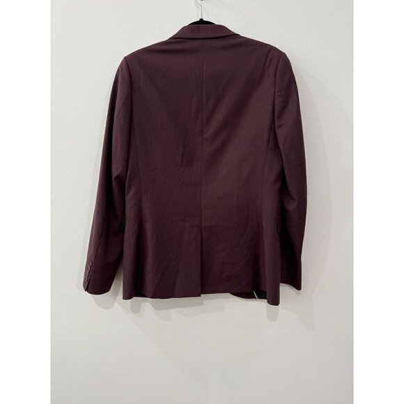 NWOT TOPMAN Size US 38 Skinny Suit Jacket Two Button color Berry - Picture 9 of 13